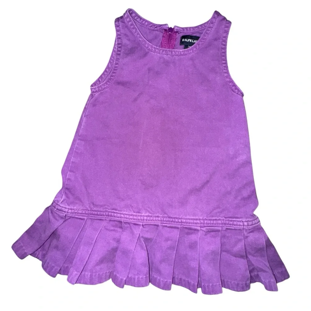 Ralph Lauren Purple Kids Casual Dress